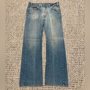 Vintage 1980s Men’s Levi’s Orange Tab Bootcut Denim Jeans size 32x31